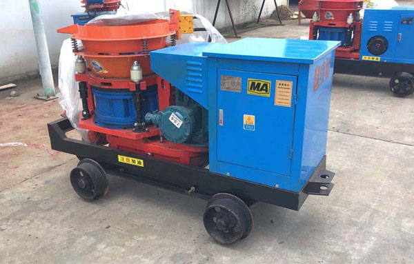 WSP-5湿喷机正确操作流程