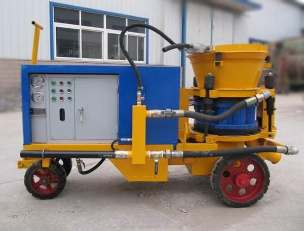 HSP湿喷机的使用准备工作