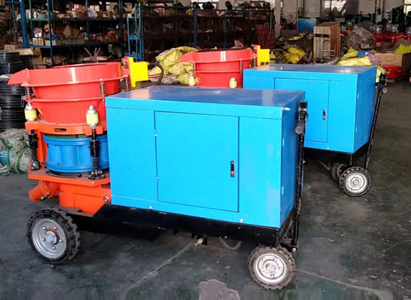 操作HSP湿喷机的注意事项